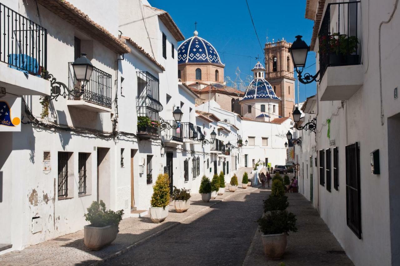 Bungalow Altea Junto Al Casco Antiguo, Piscina Y Barbacoa Eksteriør billede